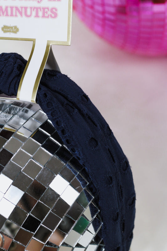 Navy Blue Knotted Headband