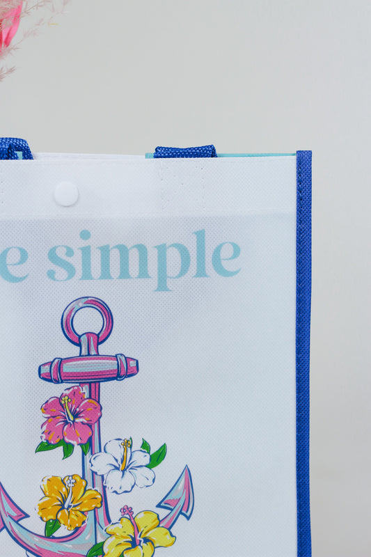 Simply Southern Eco Bag Medium- Anchor