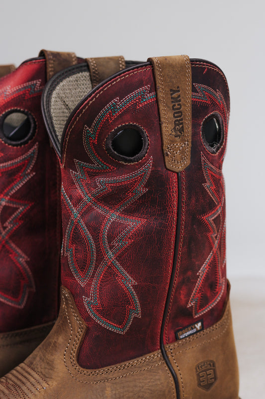 Rocky Legacy 32 Steel Toe Waterproof Western Boot