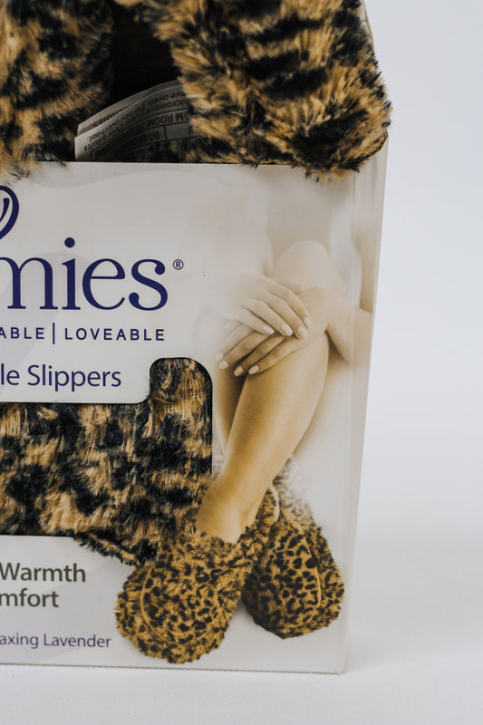 Leopard Slippers Warmies
