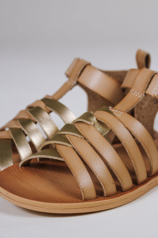 Dune Gold Girls Blowfish Sandal