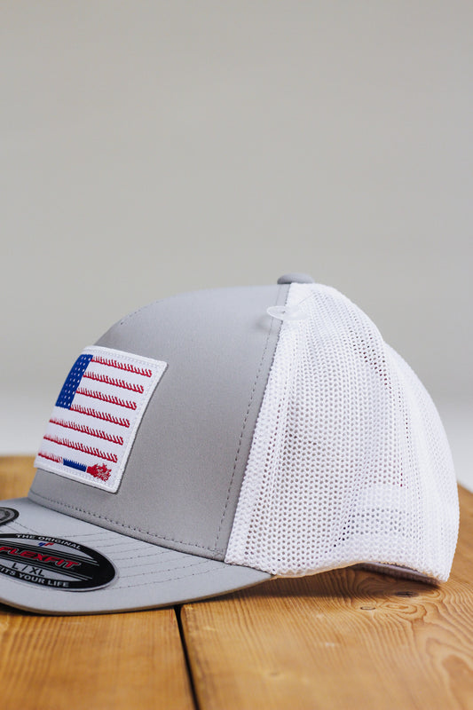 Liberty Roper Grey White Flag Hooey Hat