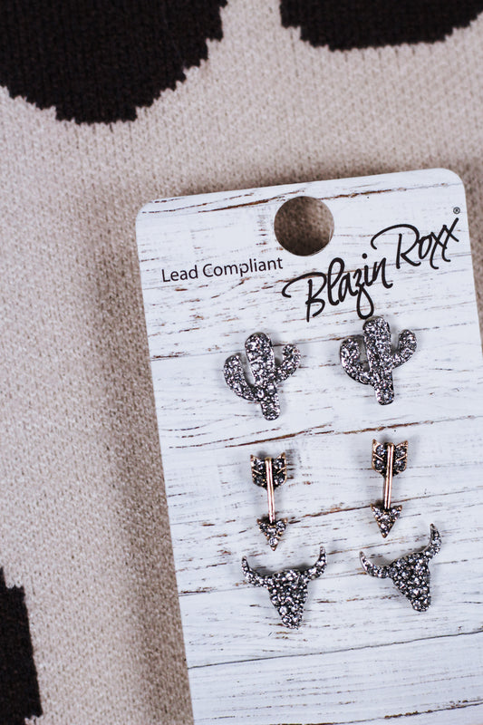 Blazin Roxx Earring Set