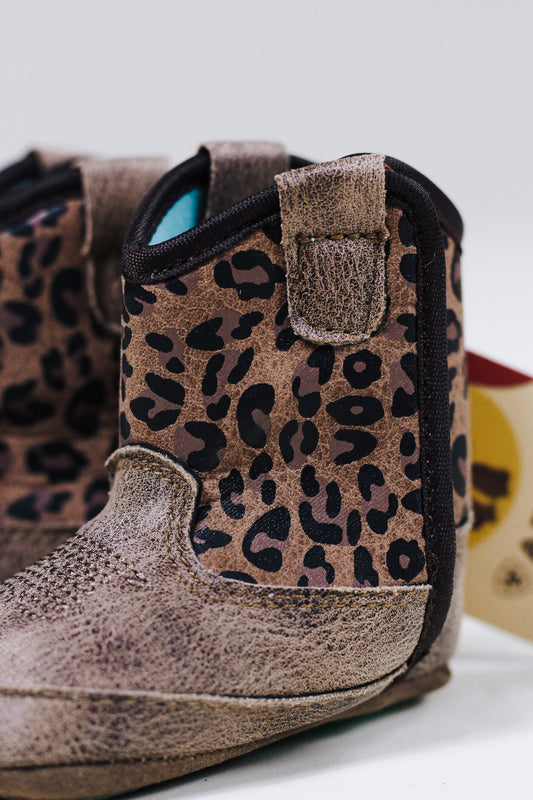 Ariat Savanna Style Lil’ Stompers Infant Boots Brown And Tan