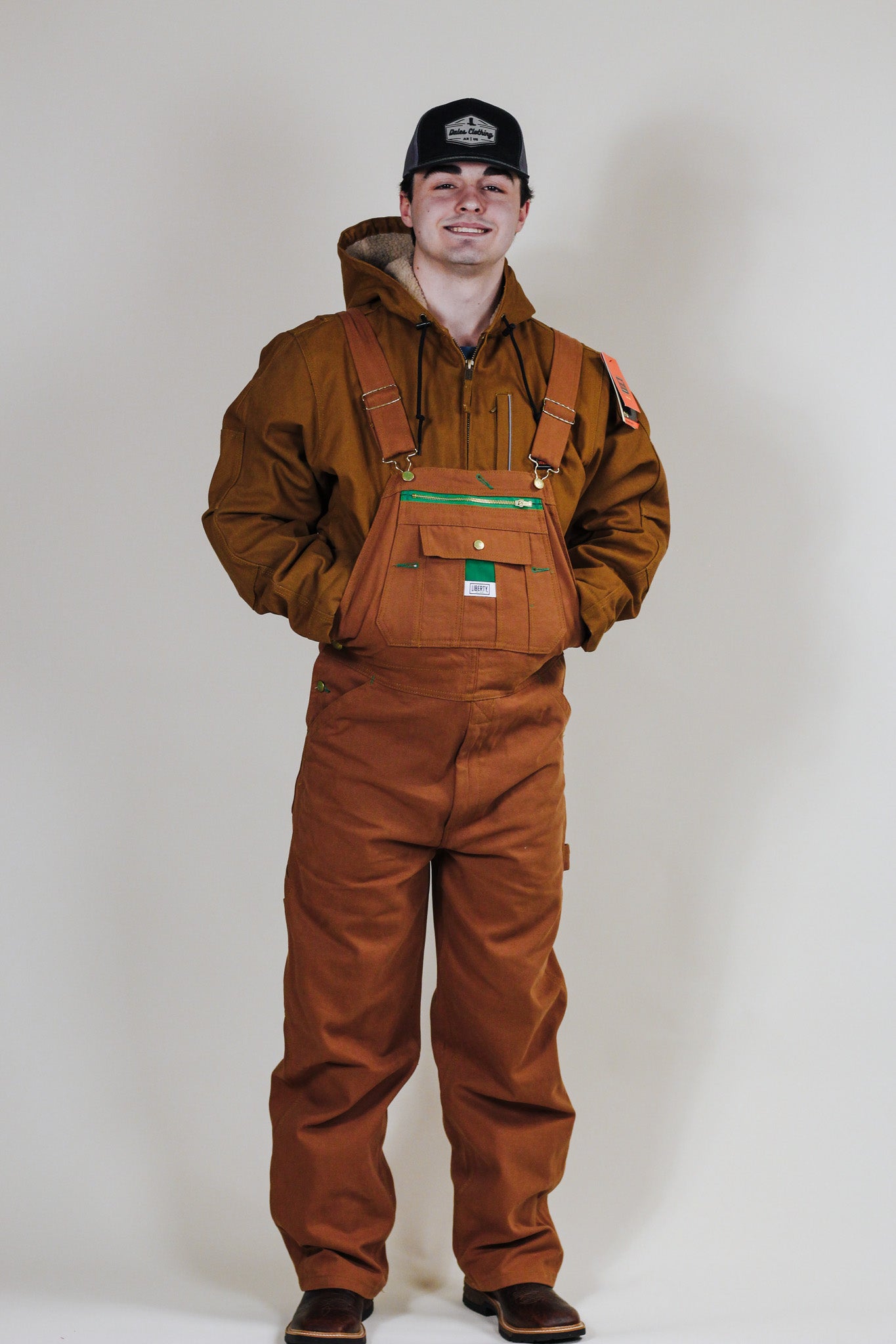 Pecan Brown Liberty Mens Overalls – Dales Clothing Inc