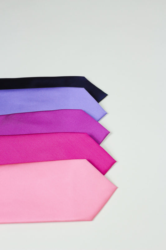 Fuchsia Solid Tie