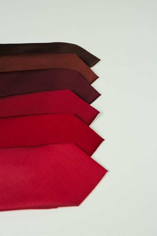Burgundy Solid Tie