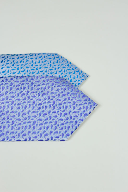 Blue Paisley Mens Tie