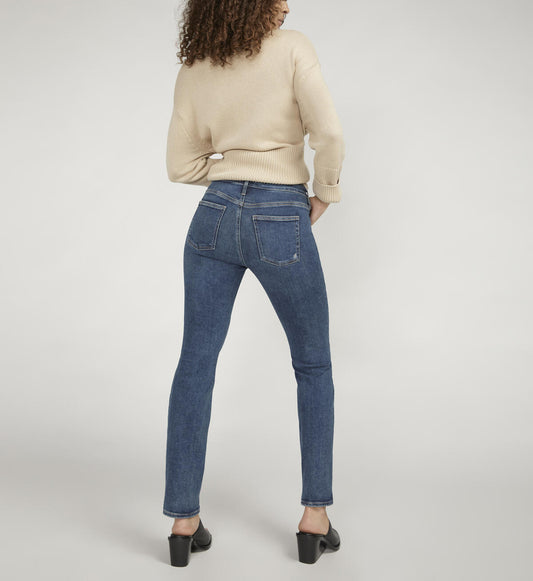 Infinite Fit Mid Rise Straight Leg Jeans