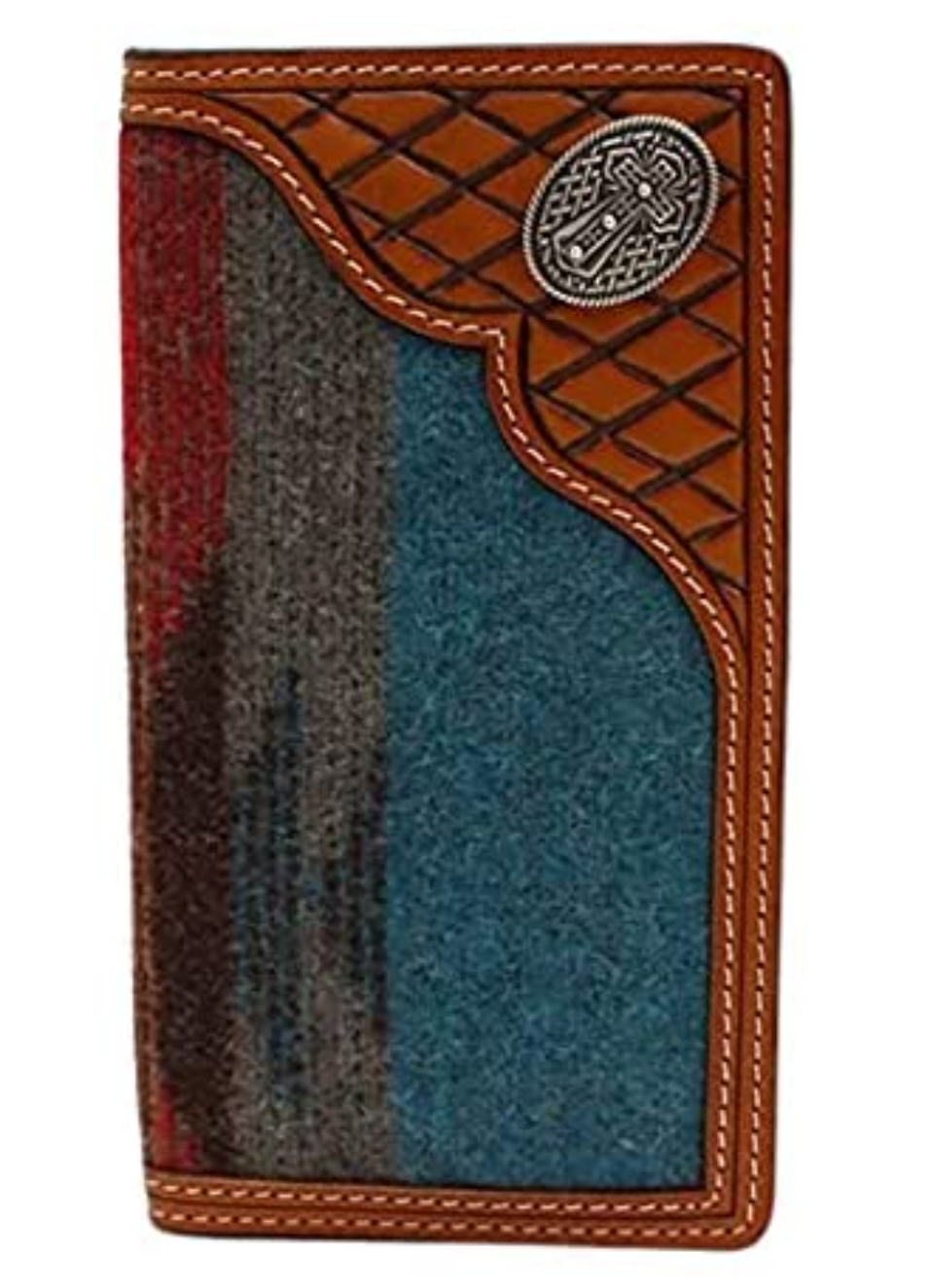 Western Wallet With Bifold Flip Logo BLANKET