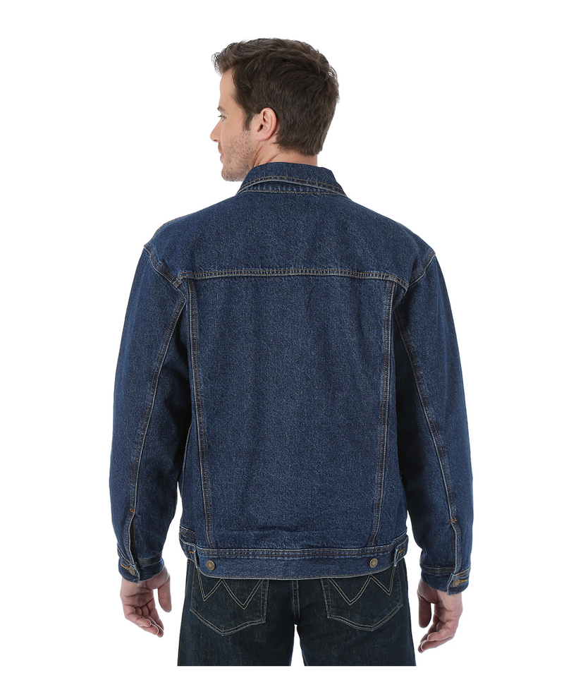 Wrangler Rugged Wear Flannel Lined Denim Jacket Dales Clothing Inc