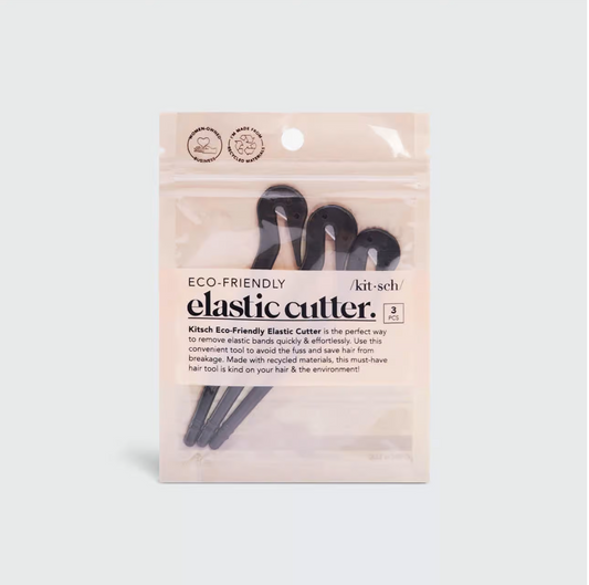 Eco-Friendly Black Elastic Cutters 3pc Set By Kitsch