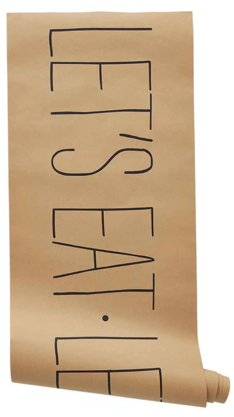 Let's Eat Table Runner By Mud Pie