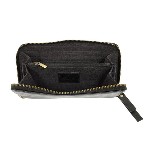 Chloe Zip Around Wallet Wristlet BLACK