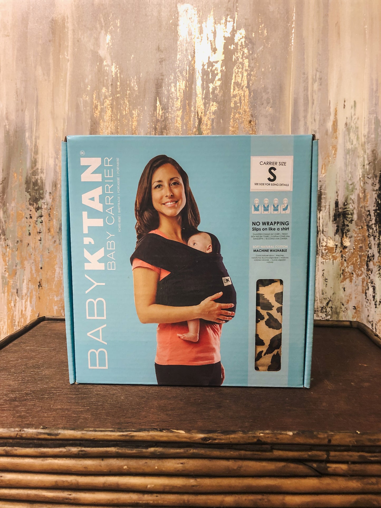 Baby K'tan Print Baby Carrier In Leopard Love