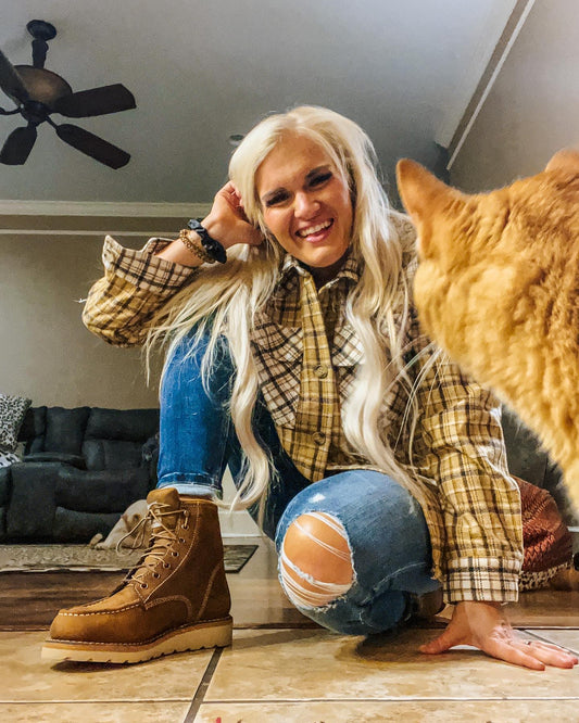 Women's 6-Inch Non-Safety Toe Wedge Boot