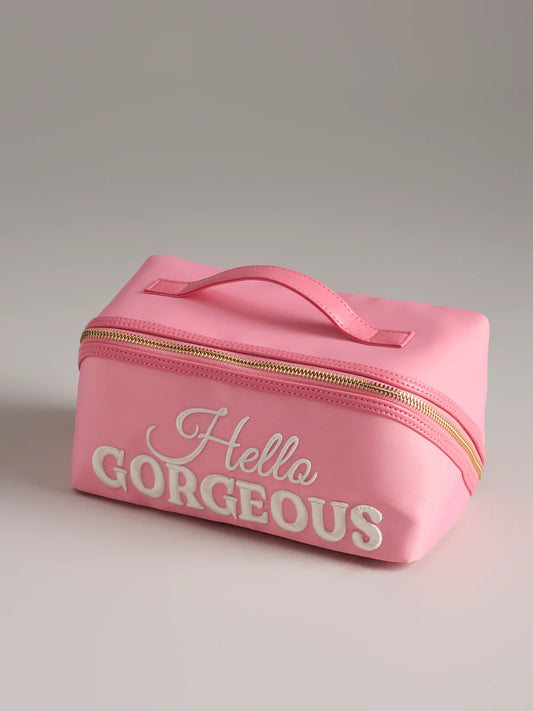 Hello Gorgeous Blush Cosmetic Bag
