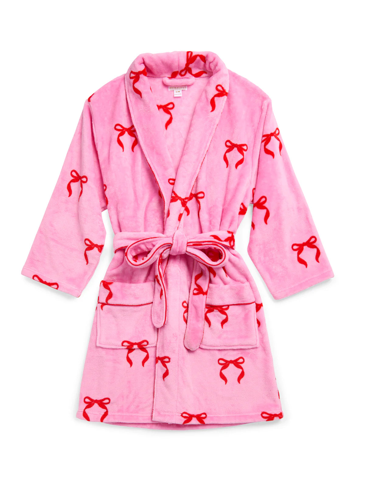 Women's Pink Bow Bath Robe