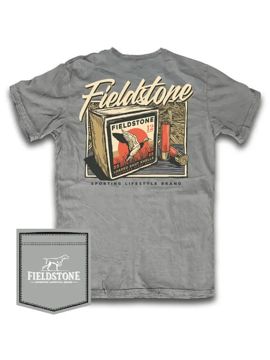 Men's Ammo Box Concrete Grey Fieldstone Tee