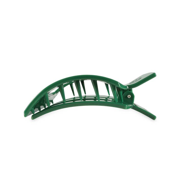 Square Flat Hair Large Clip- Mistletoe