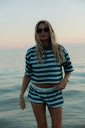 Way Down South Tribe Kelley Stripe Boxy Tee