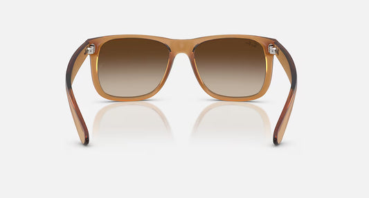 Ray-Ban Justin Classic Rubber Beige & Gradient Brown Sunglasses