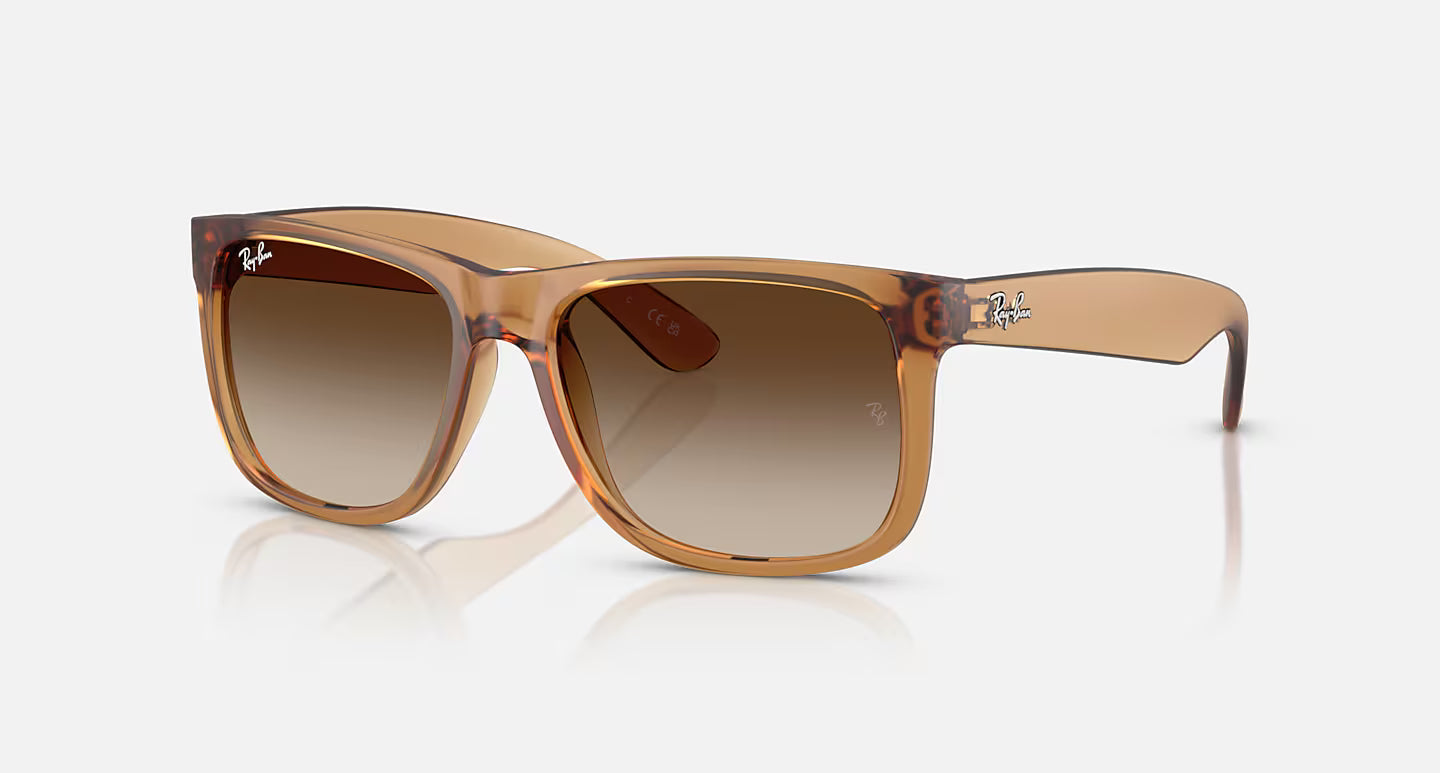 Ray-Ban Justin Classic Rubber Beige & Gradient Brown Sunglasses