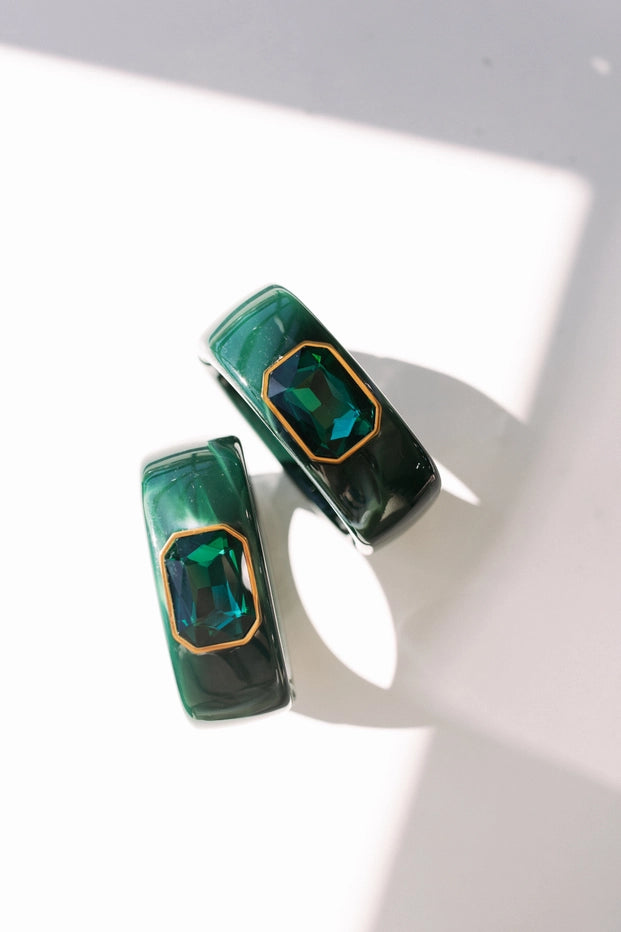 Resin Cuff Bangle Bracelet - 3 Colors