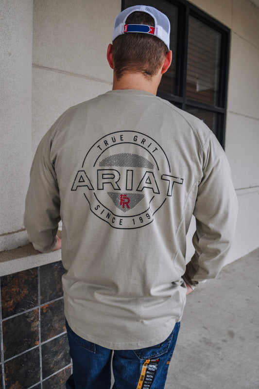 Men's Ariat FR Air True Grit Silver Lining Shirt