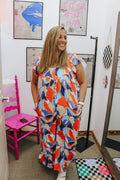Heart of Paradise Blue Jumpsuit