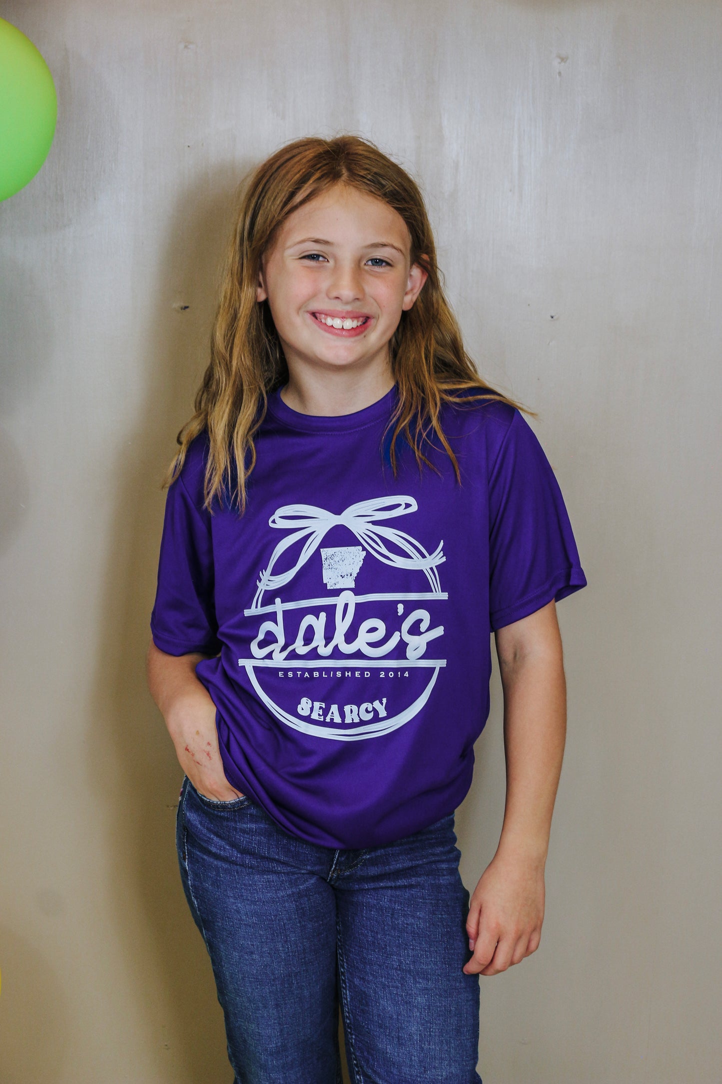 Youth Purple Dales Graphic Tee
