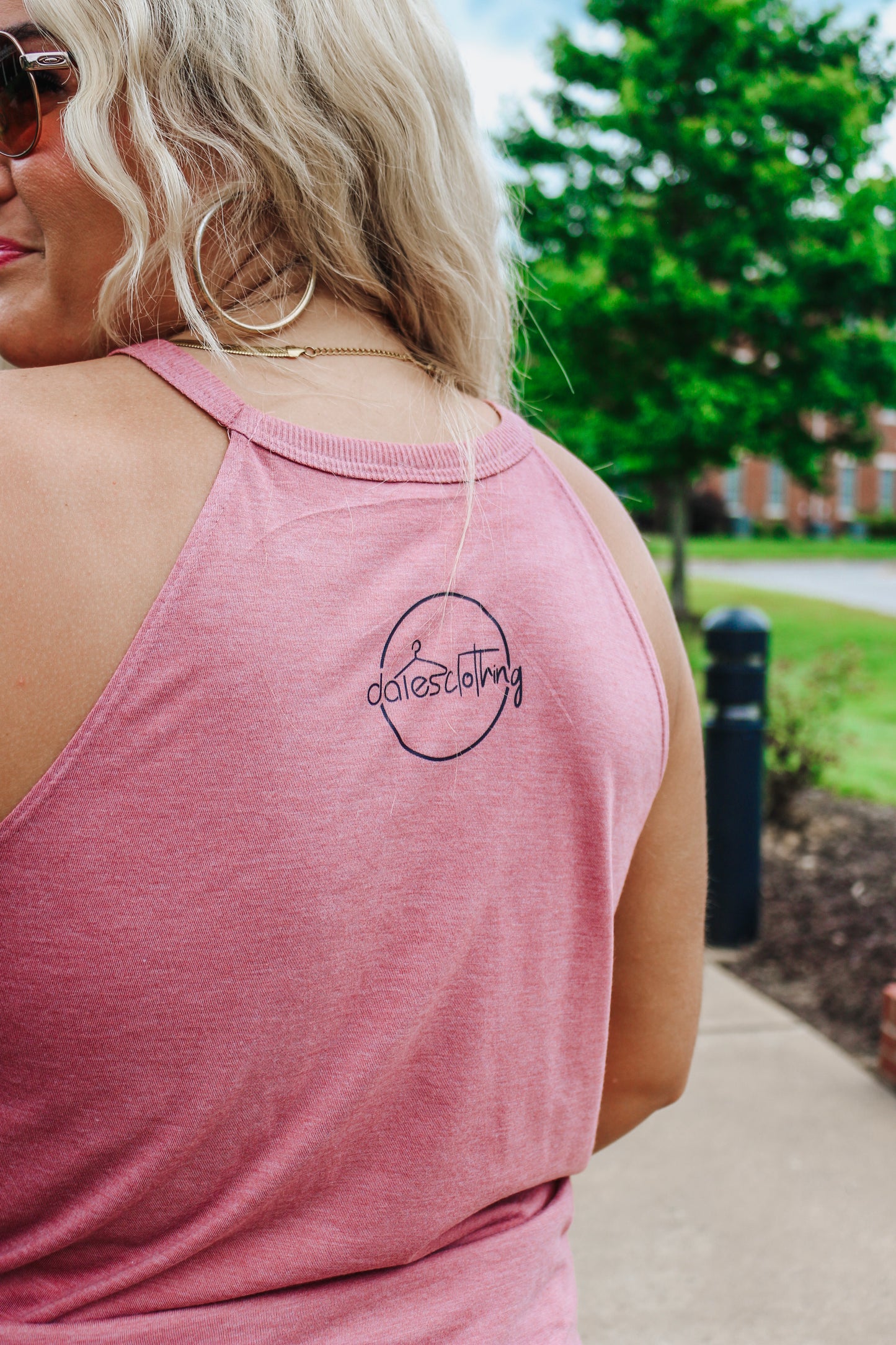 Growth Takes Time Floral Pink Dales Tank