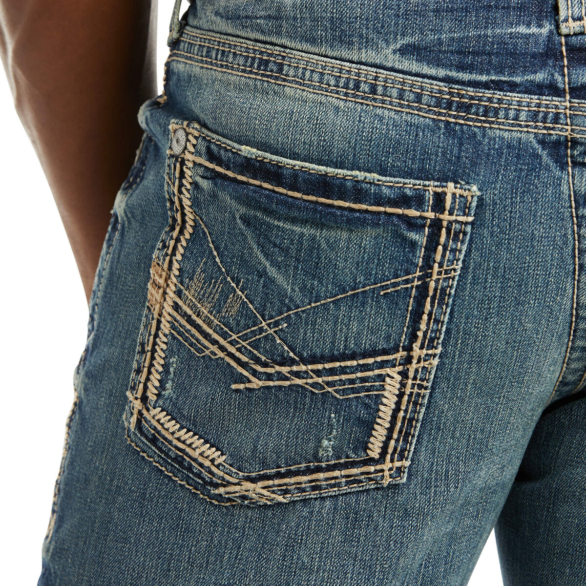 Ariat Men's M5 Gambler Straight Jean detail 4