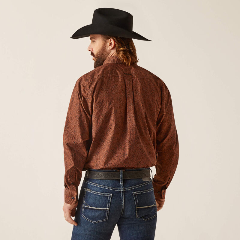Friar Brown Long Sleeve Button Up