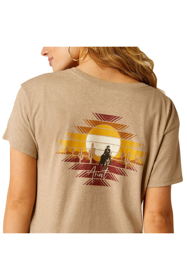 Ariat Women's Oatmeal Durango Desert T-Shirt