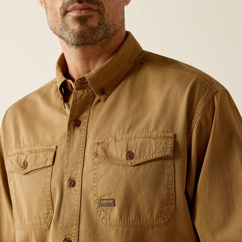 Men's Ariat Rebar Twill Work Shirt