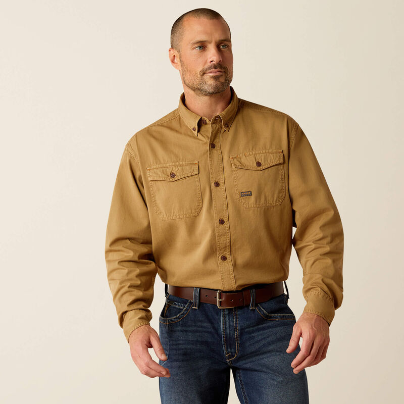 Men's Ariat Rebar Twill Work Shirt