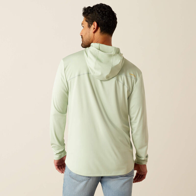 Ariat Men's Laurel Green Rebar Sunblocker Long Sleeve T-Shirt