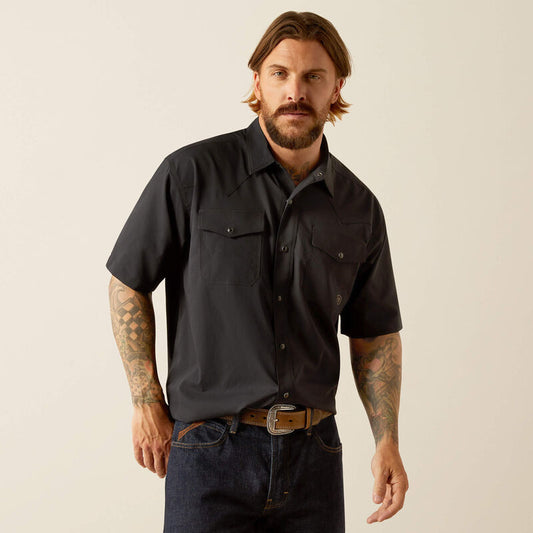 Ariat Black Western VenTEK Classic Fit Shirt