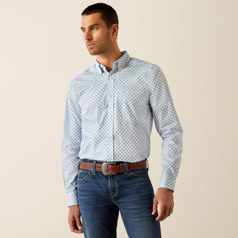 Wrinkle Free Booker Fitted Shirt