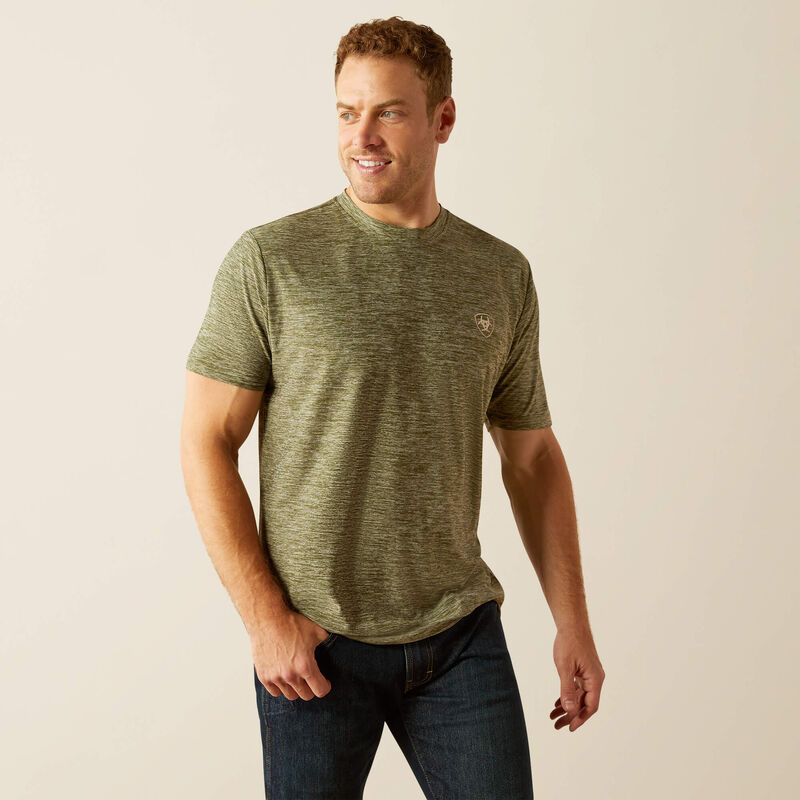 Ariat Dark Olive Tree Bark Camo Charger T-Shirt