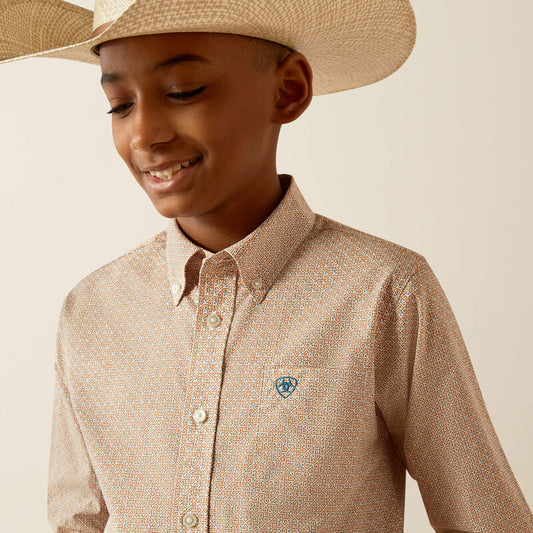 KIDS ARIAT JOHNNY L/S SHIRT