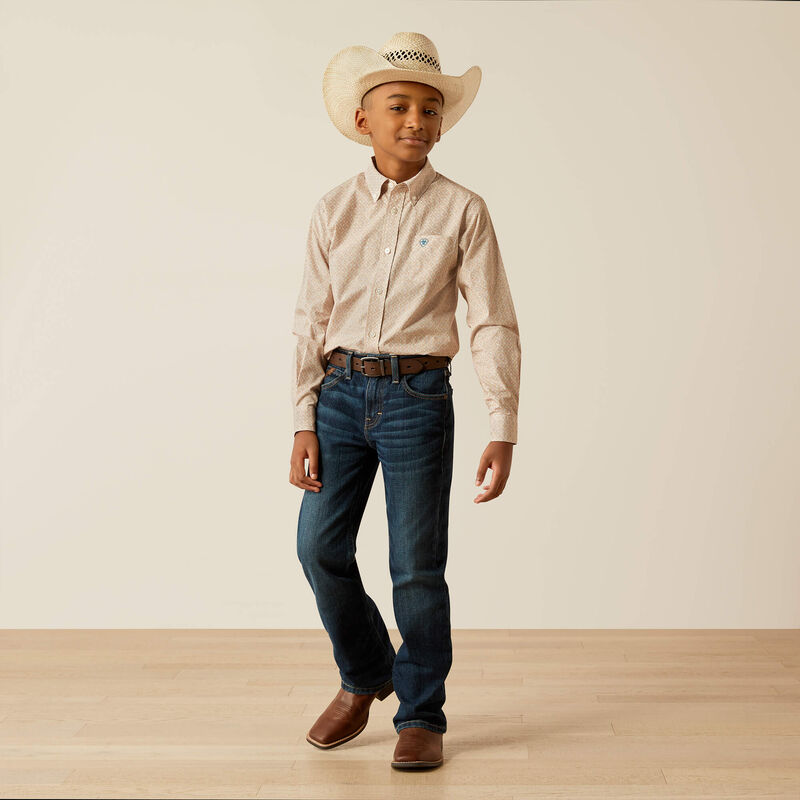 KIDS ARIAT JOHNNY L/S SHIRT