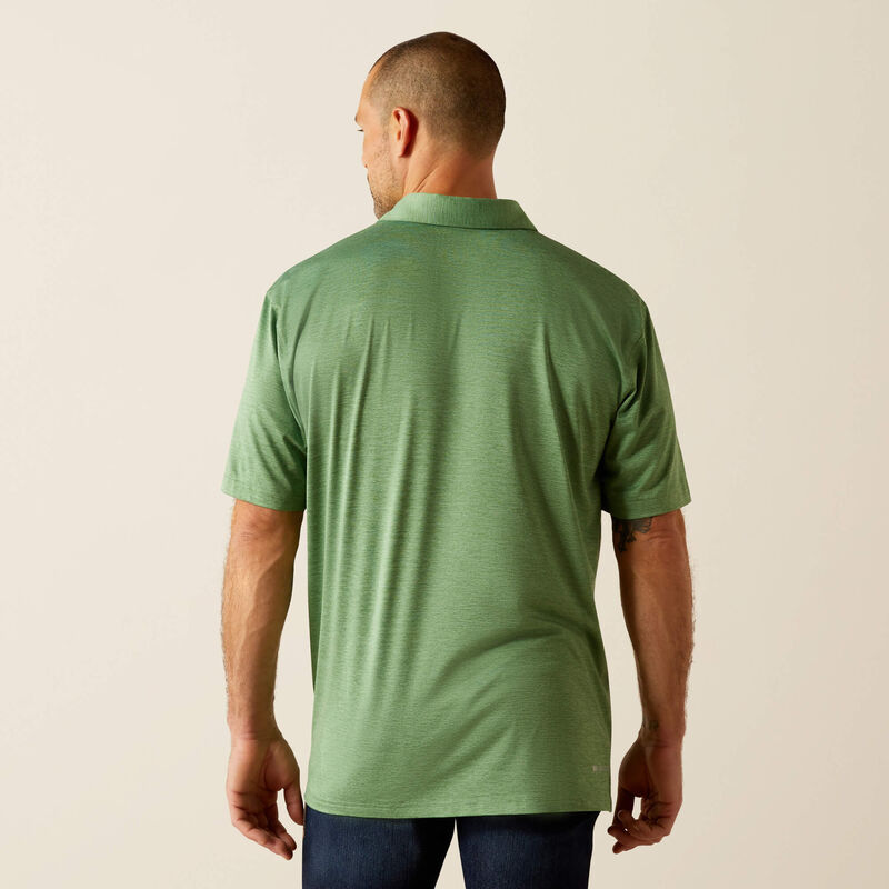 Ariat Men's Green Fairway Charger 2.0 Polo