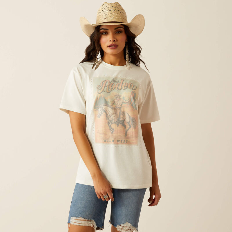 Ariat Women's White Rodeo T-Shirt