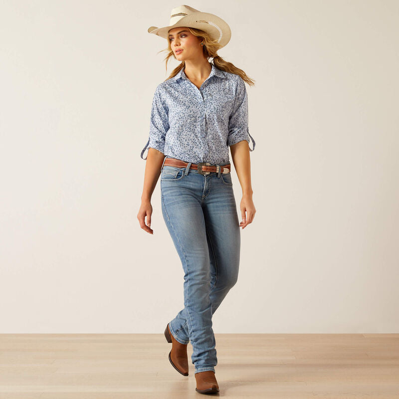 Ariat Women's Blake Leopard VentTEK Long Sleeve Shirt