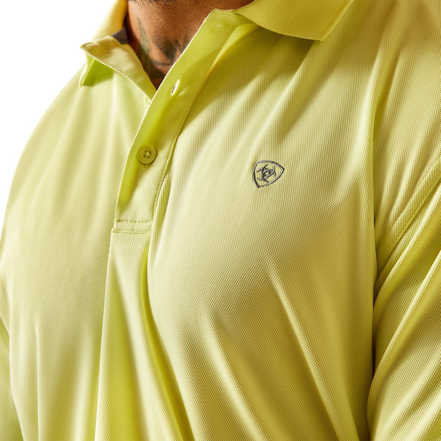 Ariat Mens TEK Lime Polo Shirt