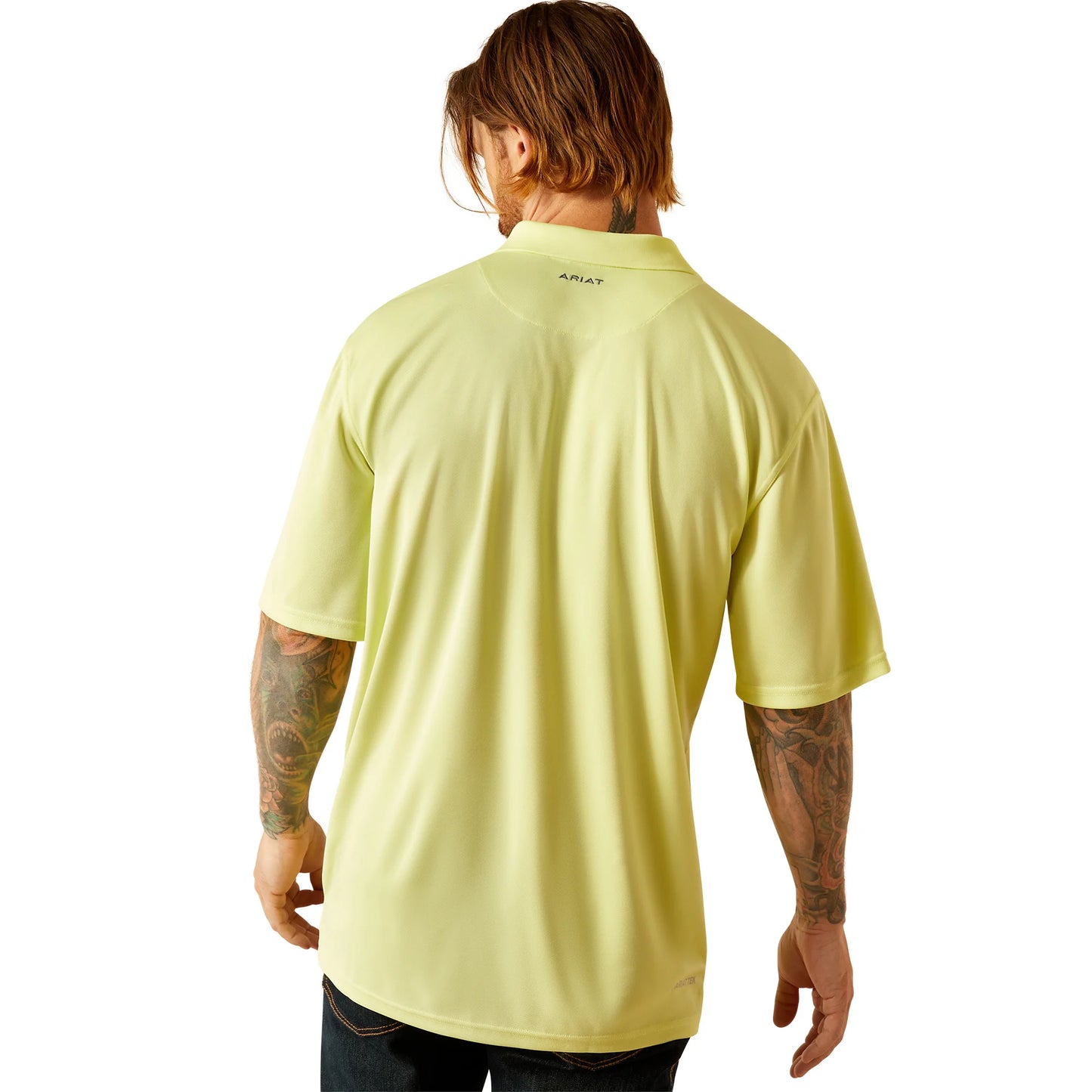 Ariat Mens TEK Lime Polo Shirt