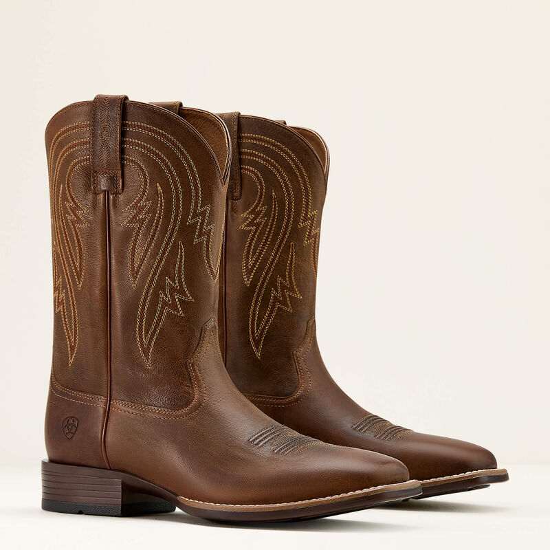 Men's Ariat Plano Cowboy Boot -Woody Tan