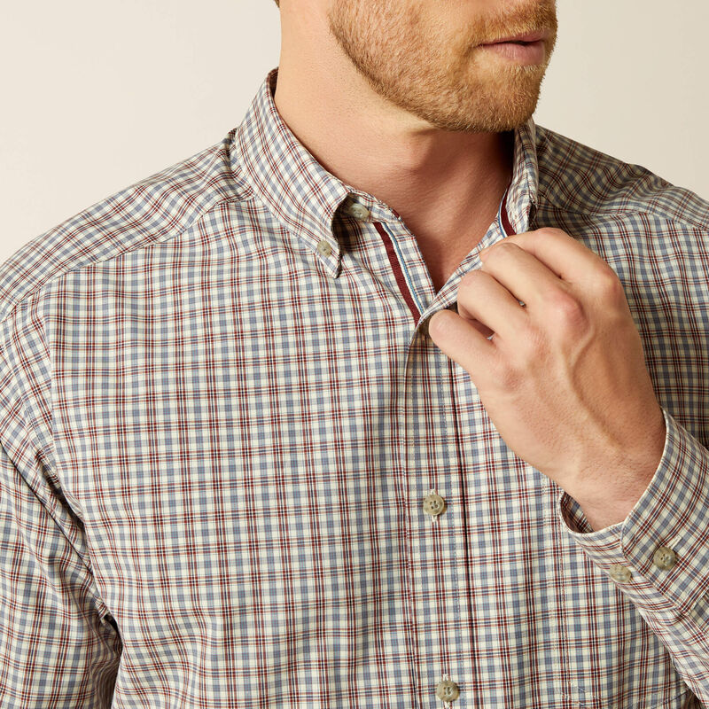 Ariat Men's Pro Series Burgundy Classic Fit Shirt